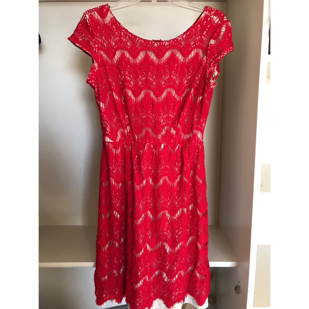 Red Lace Dress